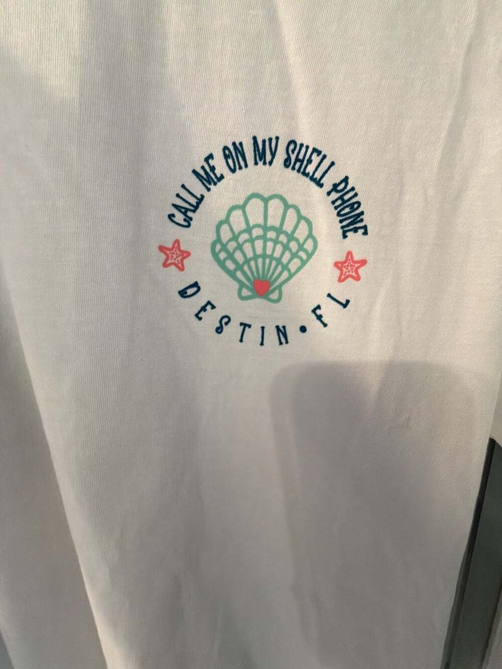Southern Spirit Call Me On My Shell Phone Destin FL T-Shirt Size M